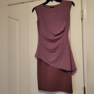 Purple sparkly party dress